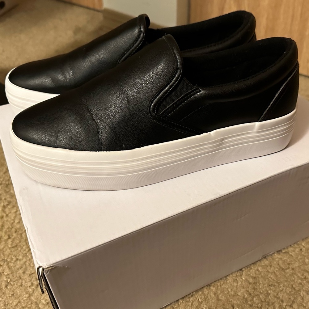 JABASIC Women Slip-on Platform Loafers Casual Comfortable Loafer Shoes Size: 7.5